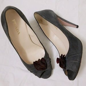 Prada Peep Toe Heels